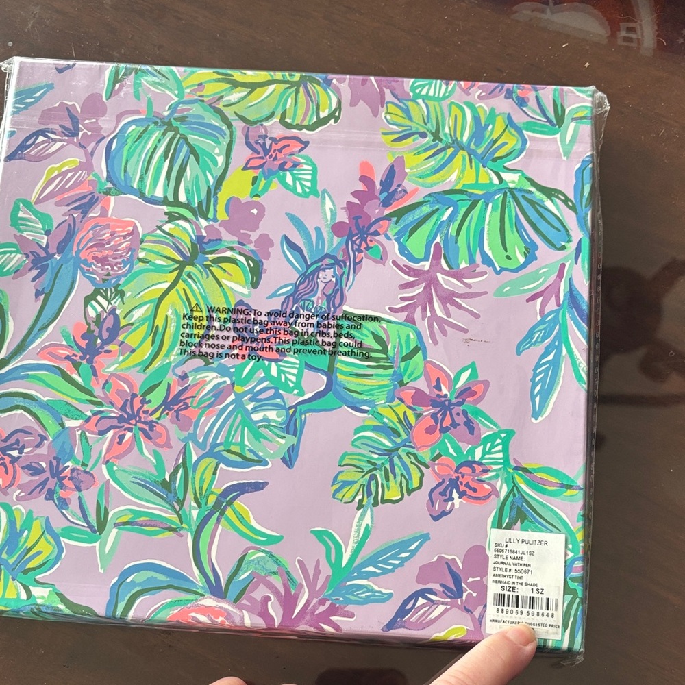Lilly Pulitzer Pink and Green Floral Journal Set - Picture 4 of 5